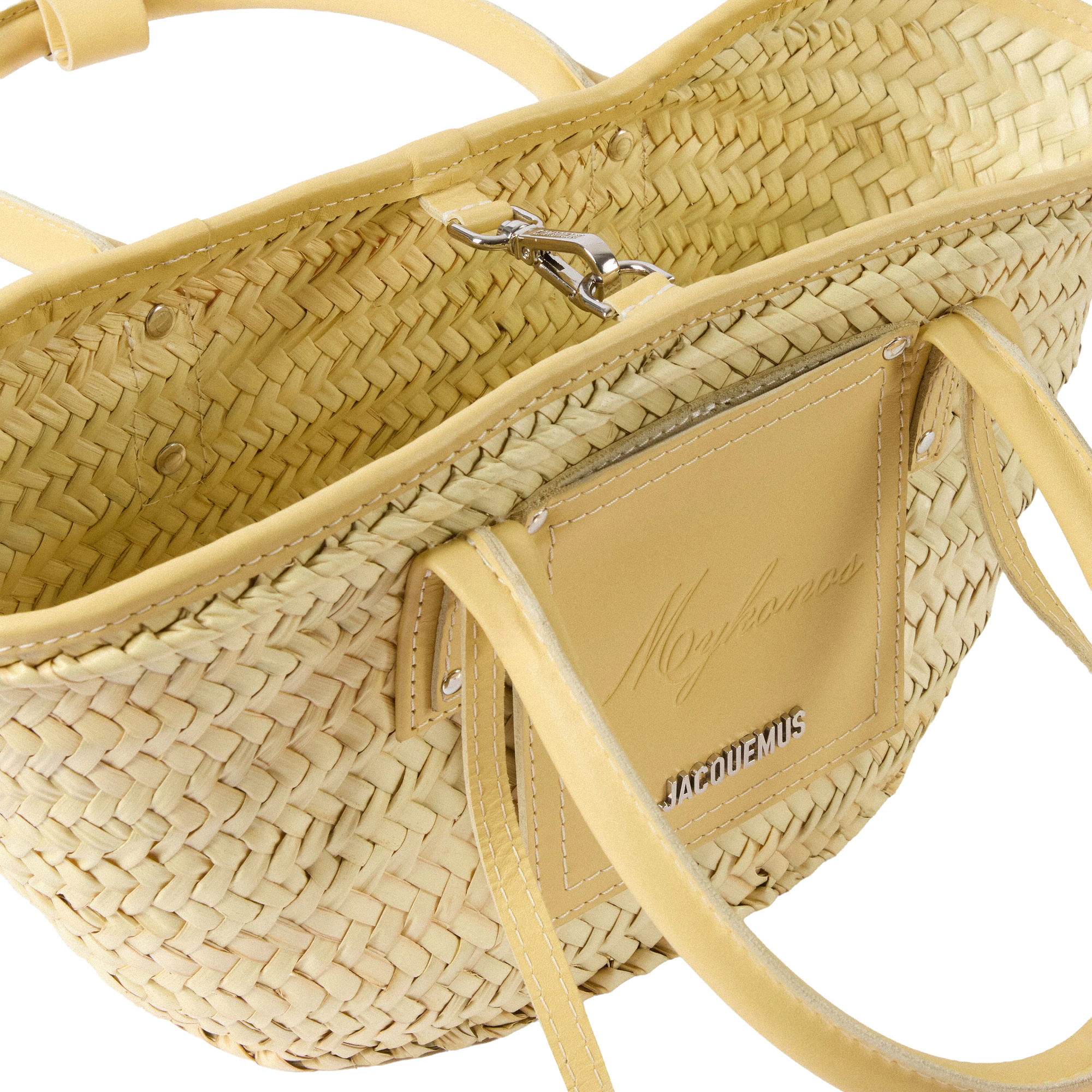 Jacquemus The Small Soli Basket 'Pale Yellow' (Mykonos)