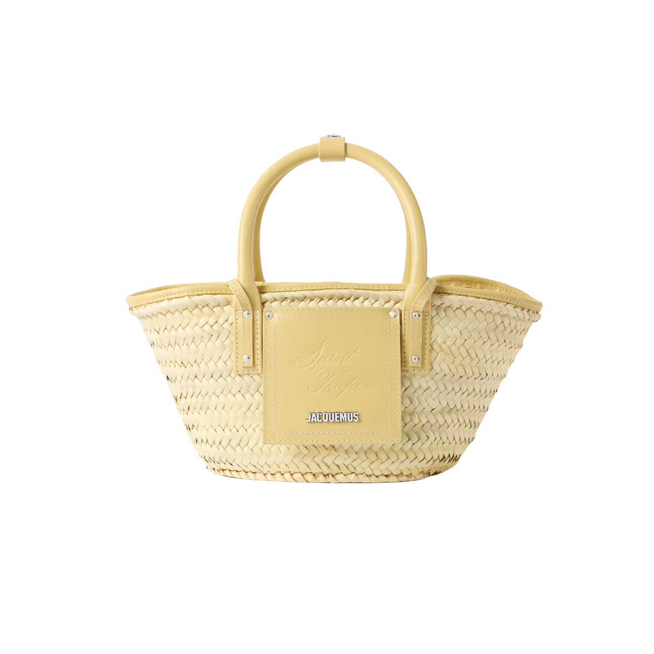 Jacquemus The Small Soli Basket 'Pale Yellow' (Saint Tropez)