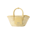 Jacquemus The Small Soli Basket 'Pale Yellow' (Saint Tropez)