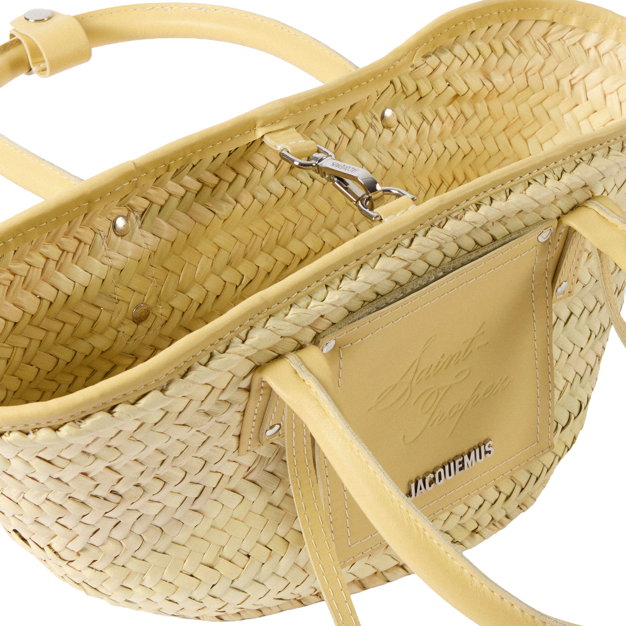 Jacquemus The Small Soli Basket 'Pale Yellow' (Saint Tropez)