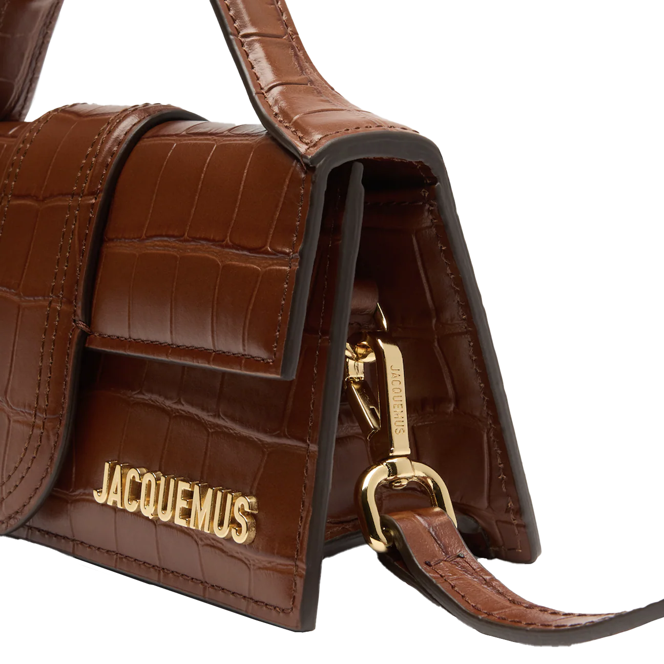Jacquemus Le Bambino 'Crocodile Brown'