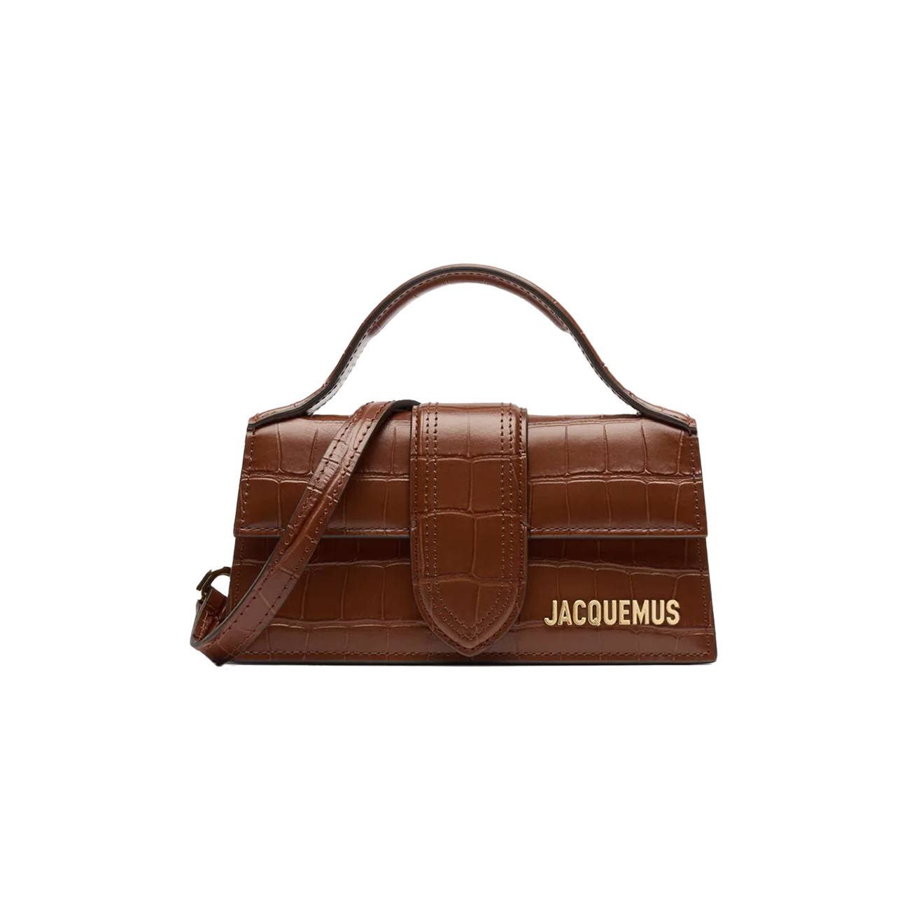 Jacquemus Le Bambino 'Crocodile Brown'