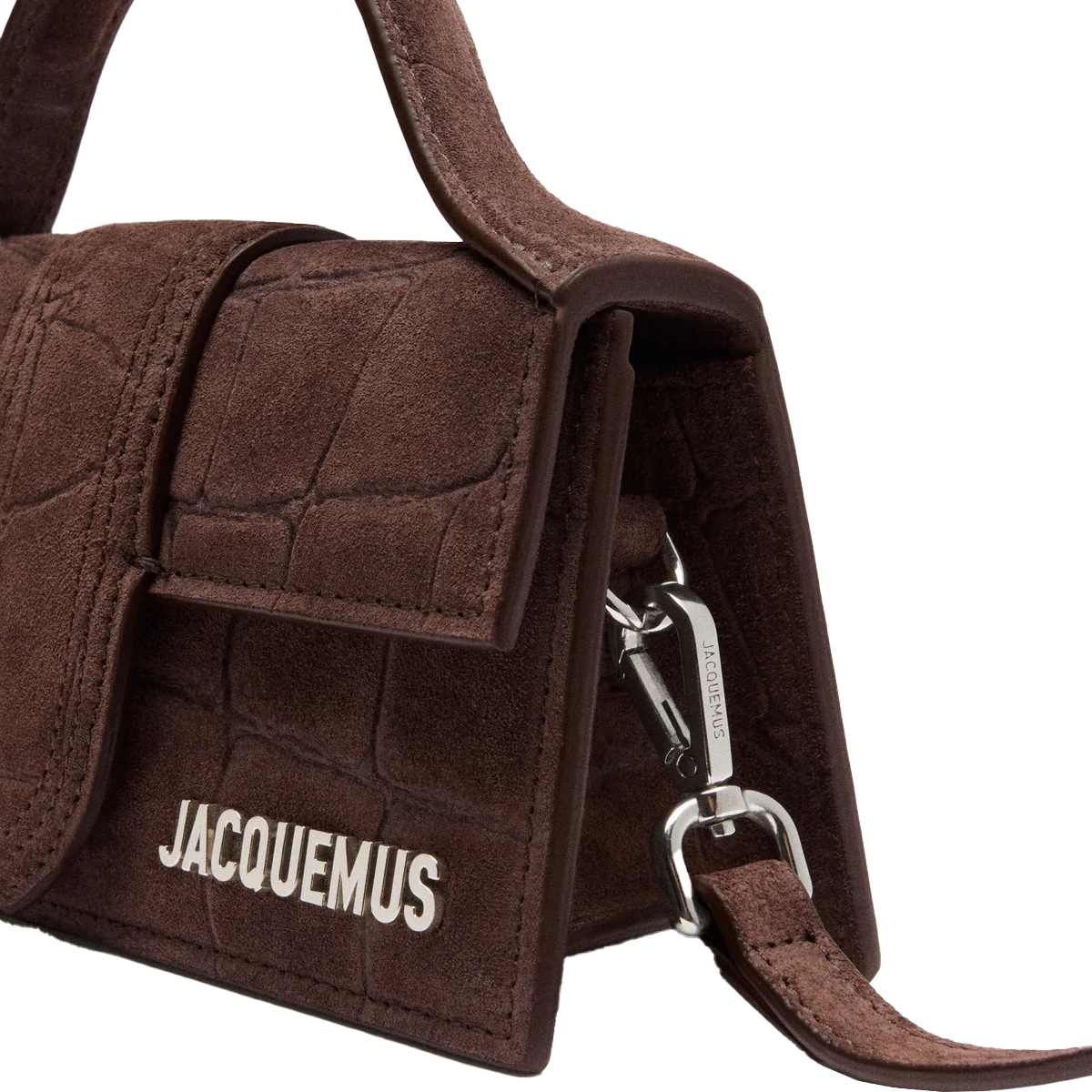 Jacquemus Le Bambino 'Krokodille Mørk Brun'