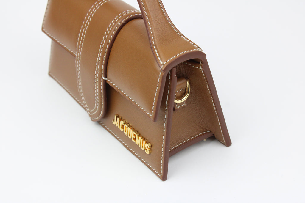 Jacquemus Le Bambino Top Handle Bag Small 'Light Brown'-10299154235722-The Attic