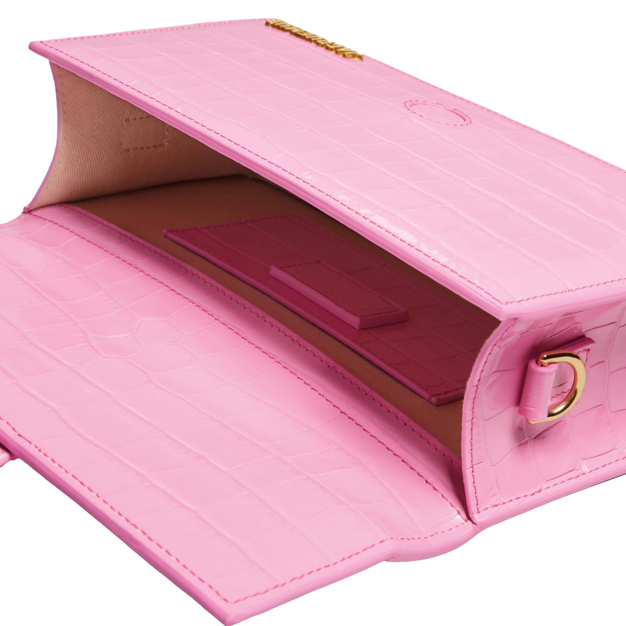 Jacquemus Le Grand Bambino 'Krokodille Pink'