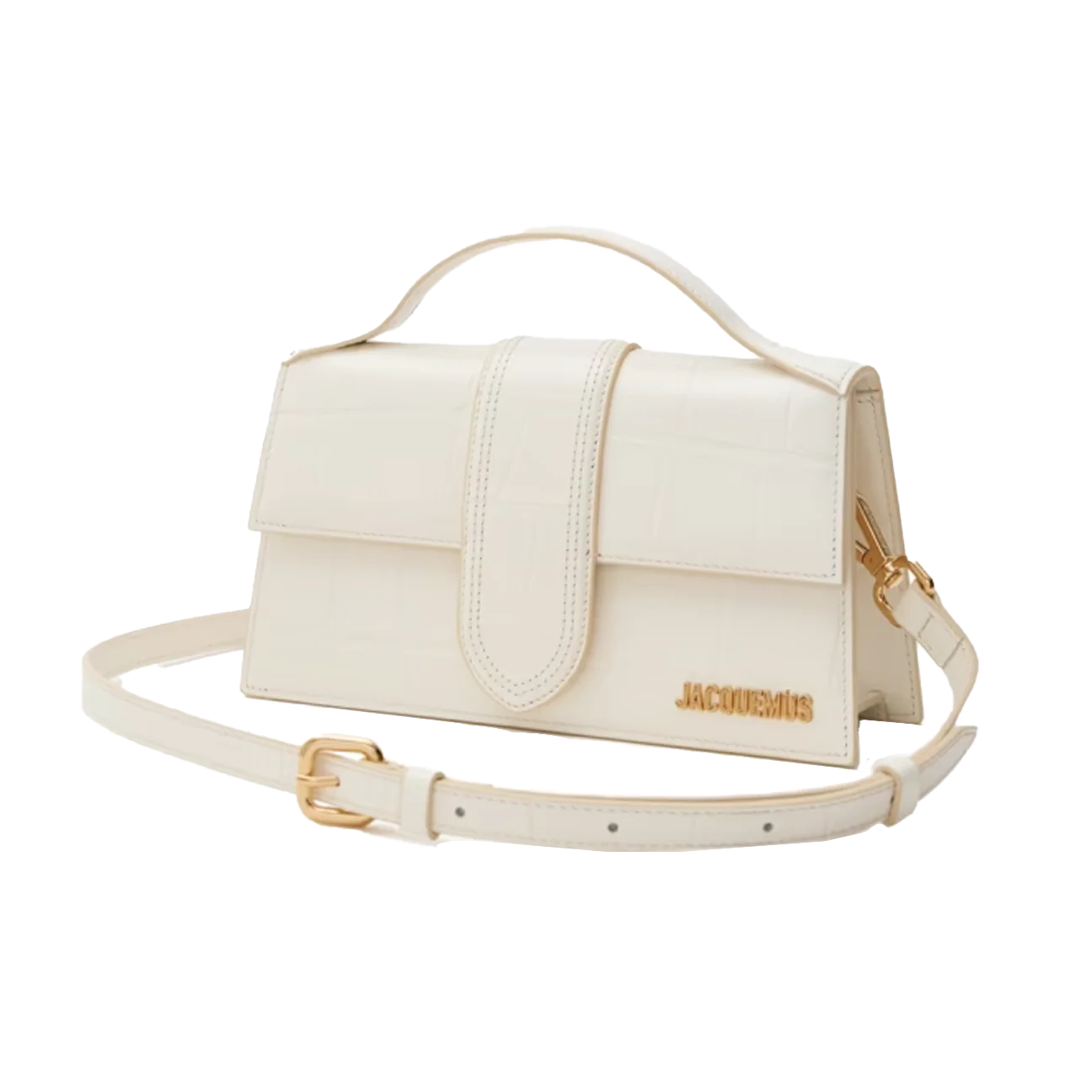Jacquemus Le Grand Bambino 'Light Ivory Croco' – The Attic