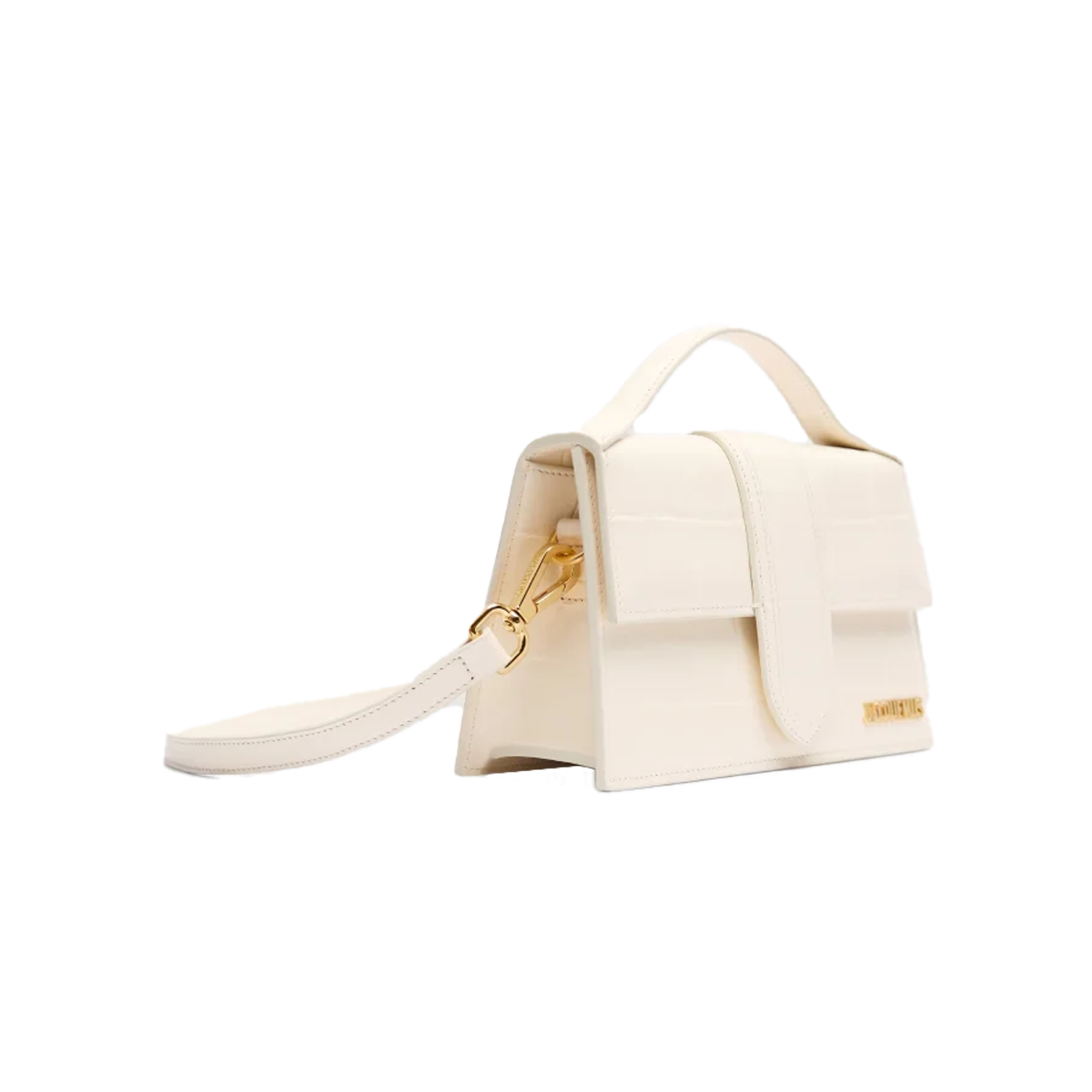 Jacquemus Le Grand Bambino 'Lyse Elfenben Croco'