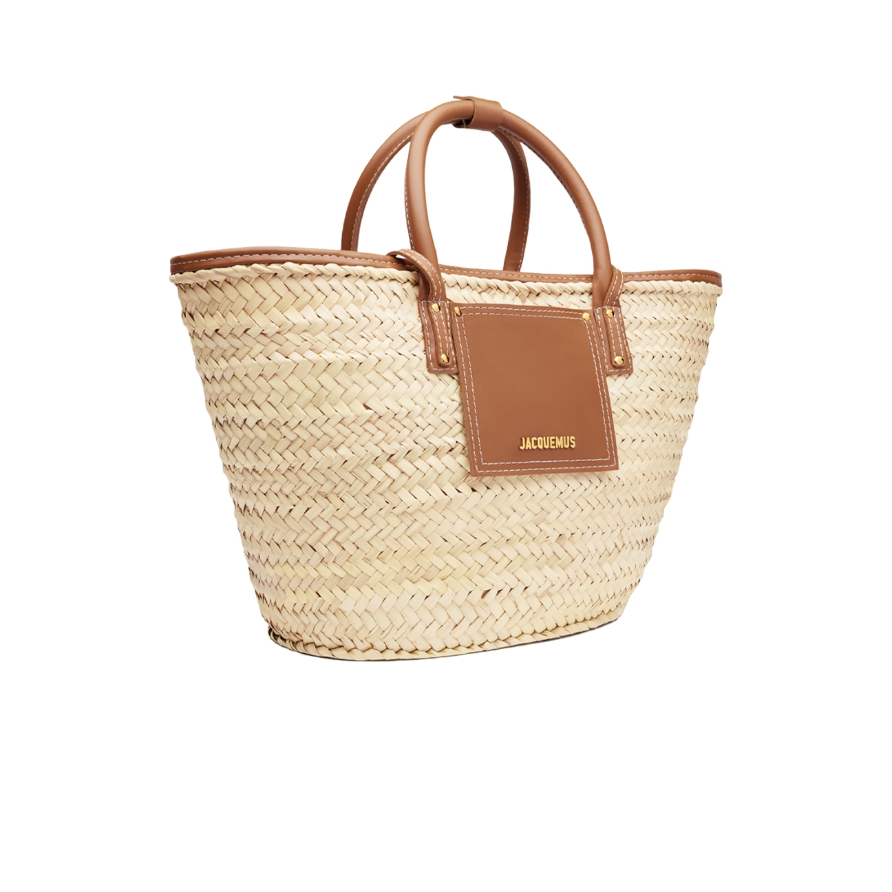 Jacquemus Borsa cesto Soli 'Brown'