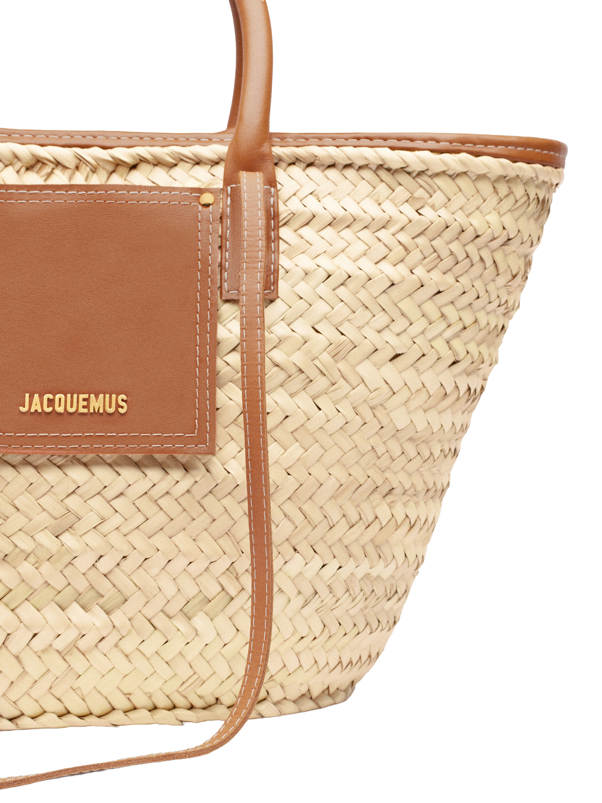 Jacquemus Borsa cesto Soli 'Brown'