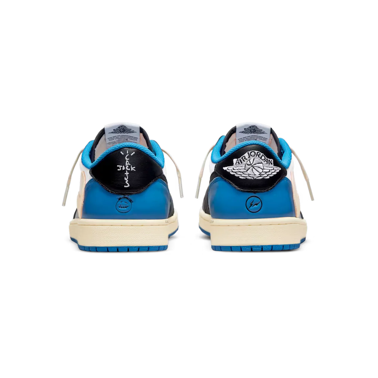 Jordan 1 Retro Low OG SP Fragment x Travis Scott 'Sail' photo 4