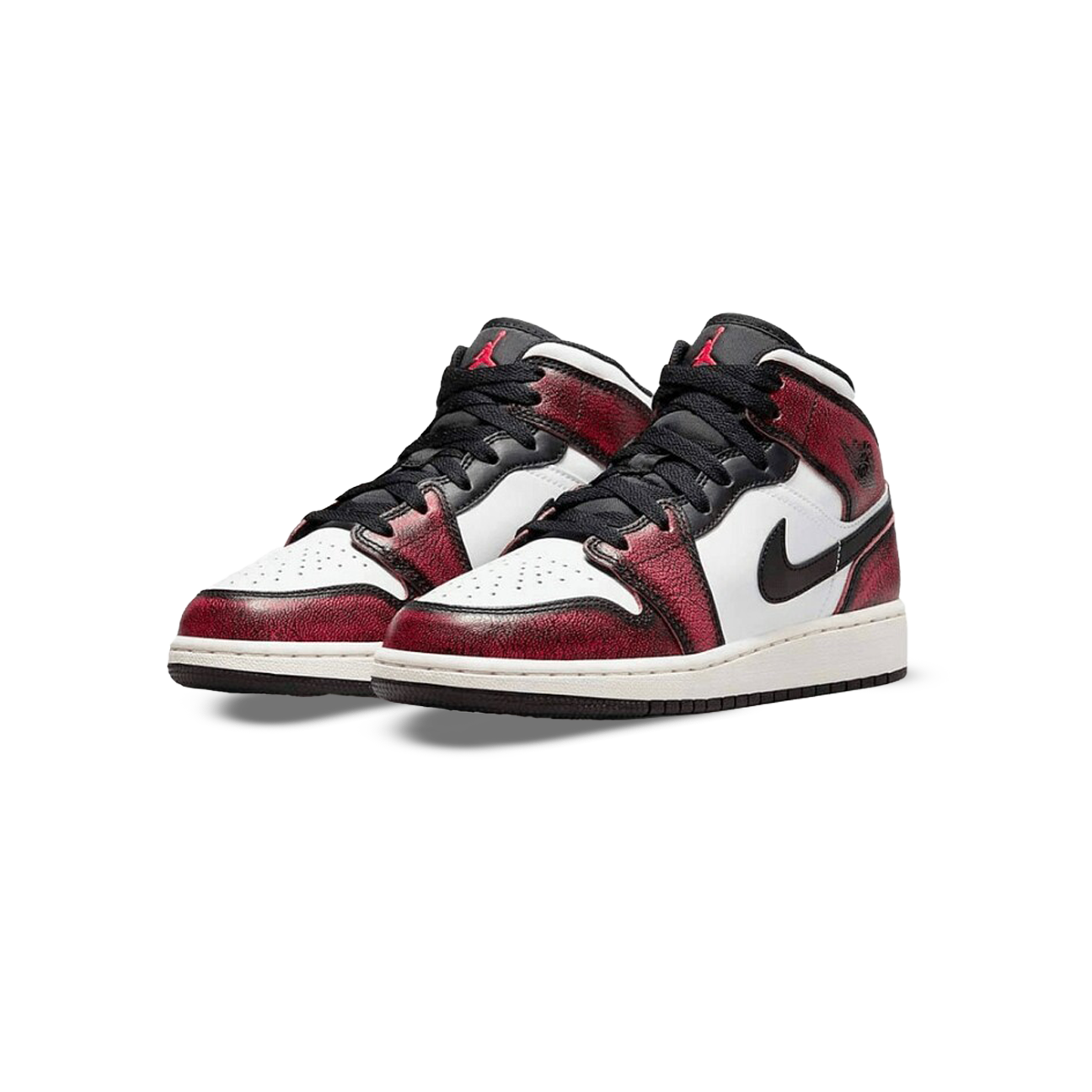 Jordan 1 Mid 'Wear-Away Chicago' (GS)