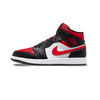 Jordan 1 Mid 'White Black Red' (2022)