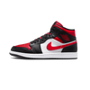 Jordan 1 Mid 'White Black Red' (2022)