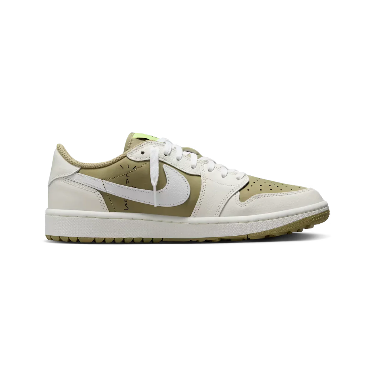 Jordan 1 Retro Low Golf Travis Scott 'Neutral Olive' photo 3