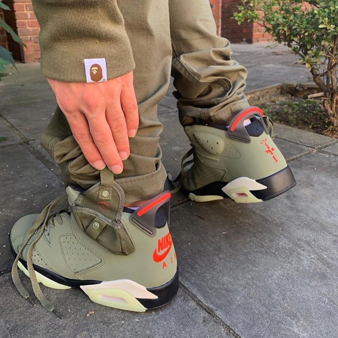 Jordan 6 Retro Travis Scott 'Medium Olive'