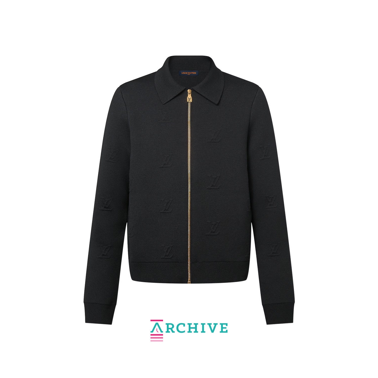 Louis Vuitton Blason Embossed Wool Blouson 'Black' - Size S (ARCHIVE)