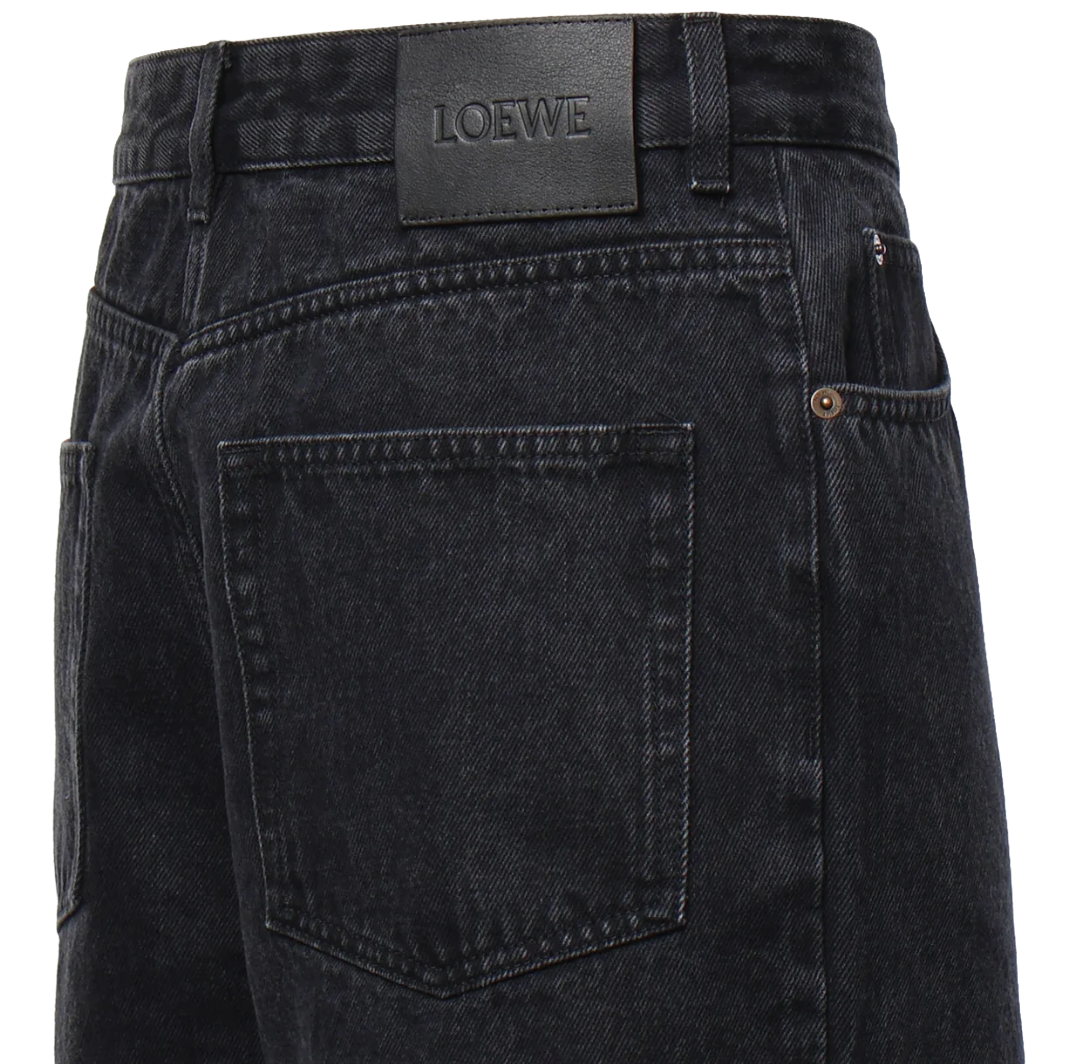 Loewe ANAGRAM BAGGY JEANS 'Black'