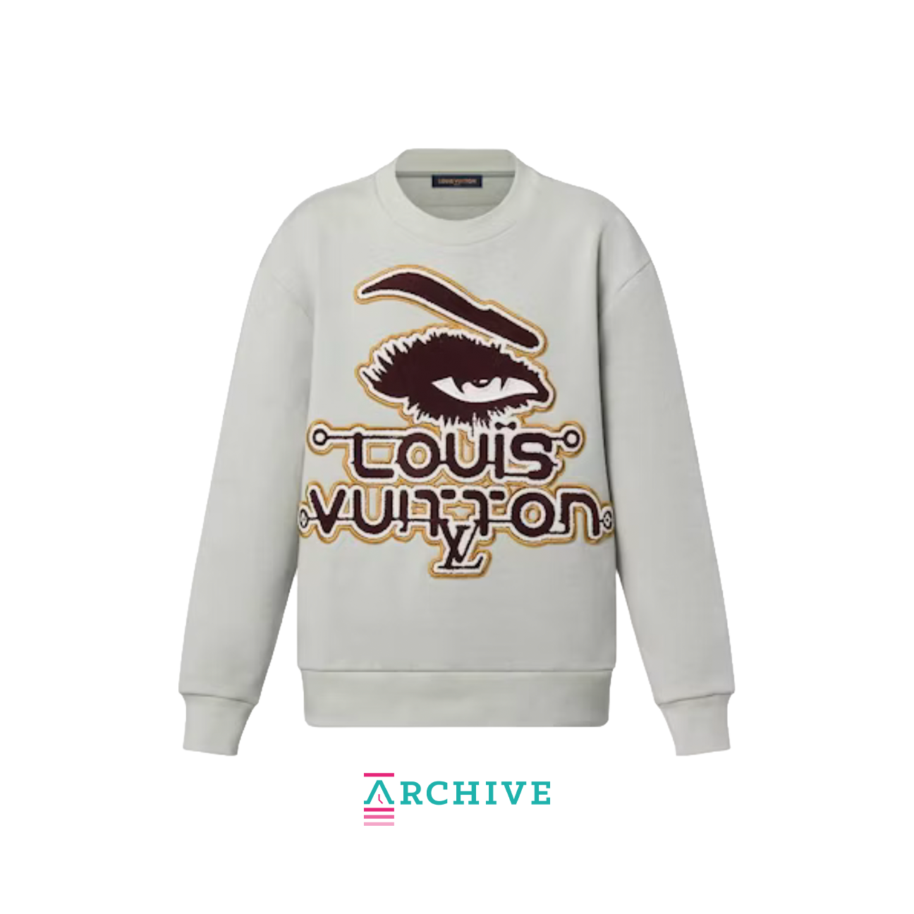 Logo Embroidered Crewneck Sweatshirt 'Light Green' - Size S (ARCHIVE)