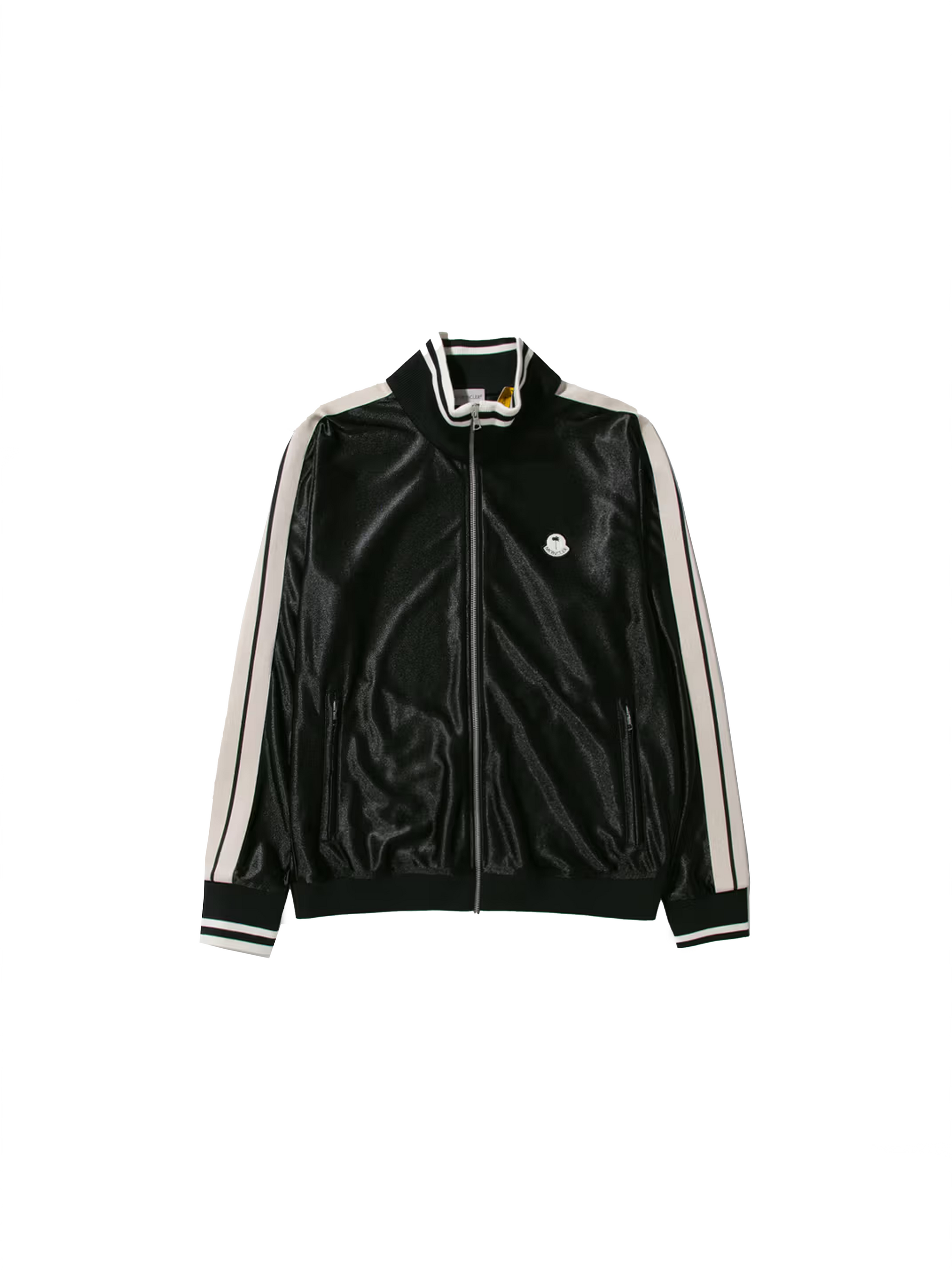 Moncler X Palm Angels Shiny Trackjacket 'Zwart' – The Attic