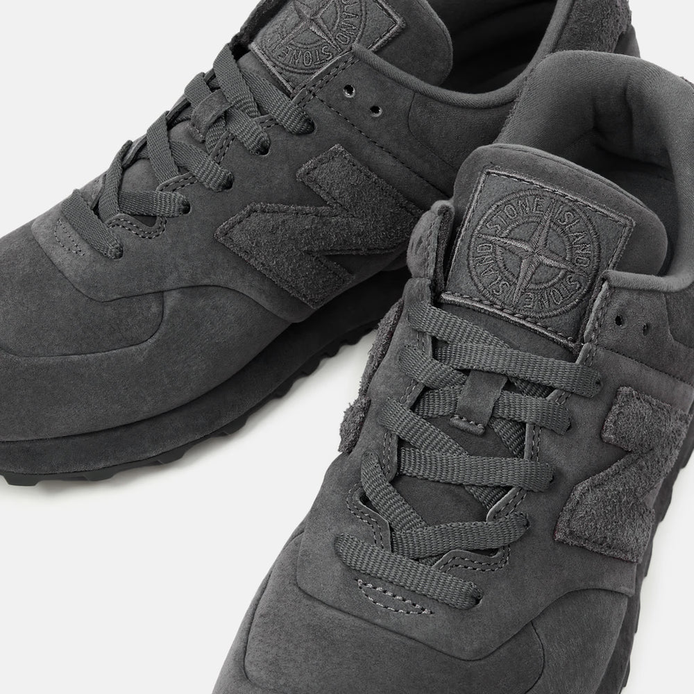 New Balance 574 Legacy Stone Island Ghost 'Dark Grey'