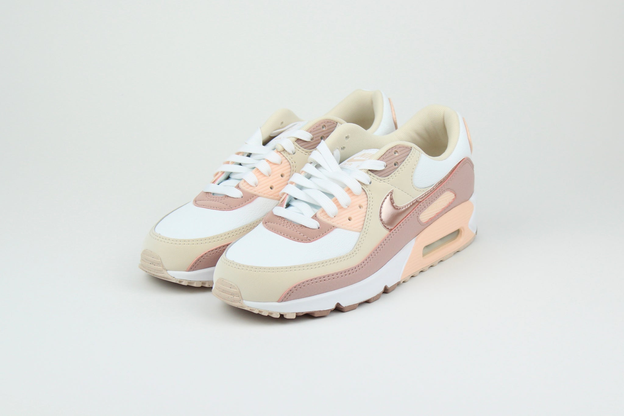tan and pink air max 90