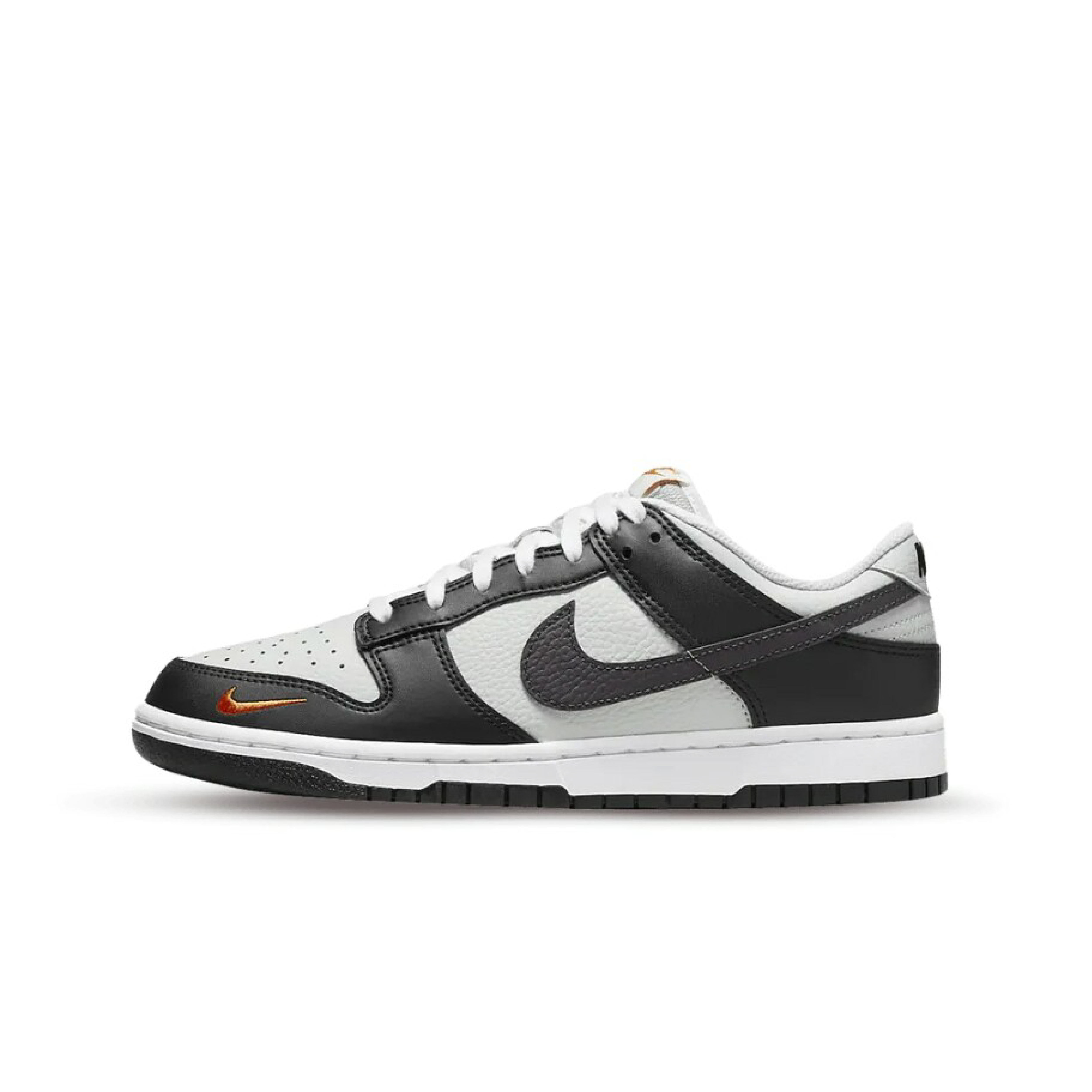 Nike Dunk Low 'Black Total Orange Mini Swoosh'-8541203267914-The Attic