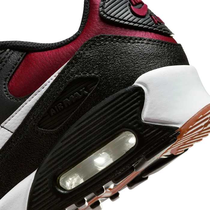 Nike Air Max 90 Leather 'Black Team Red' (GS)