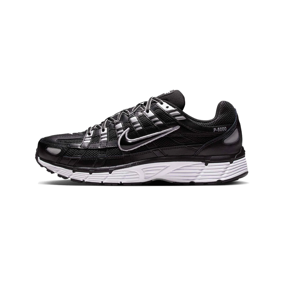 Nike P-6000 'Black White Metallic Silver'