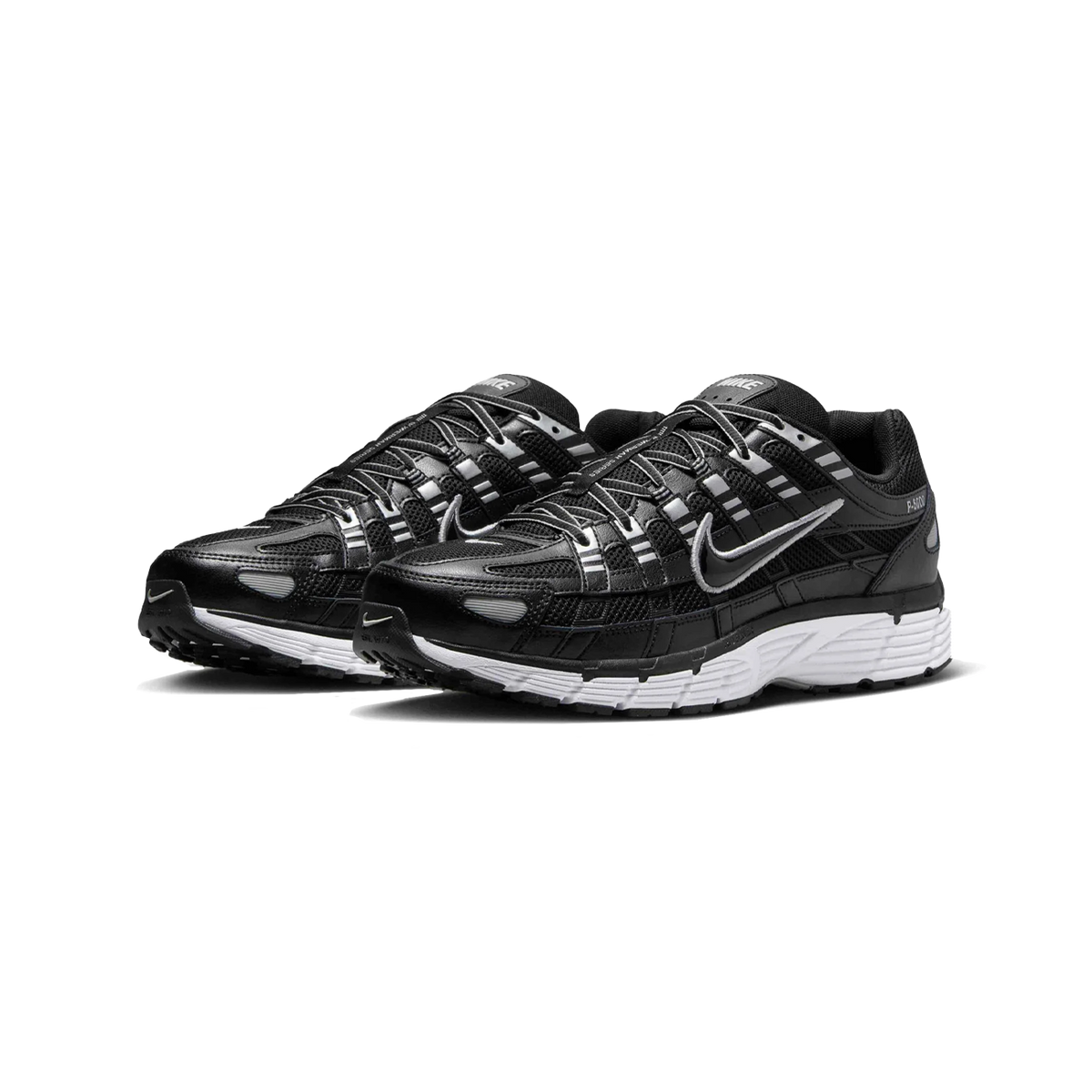 Nike P-6000 'Black White Metallic Silver'