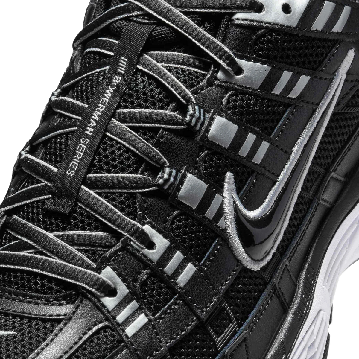 Nike P-6000 'Black White Metallic Silver'