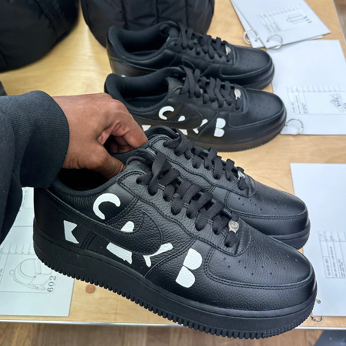 Nike Air Force 1 Low Retro SP x Comme des Garçons 'Black'