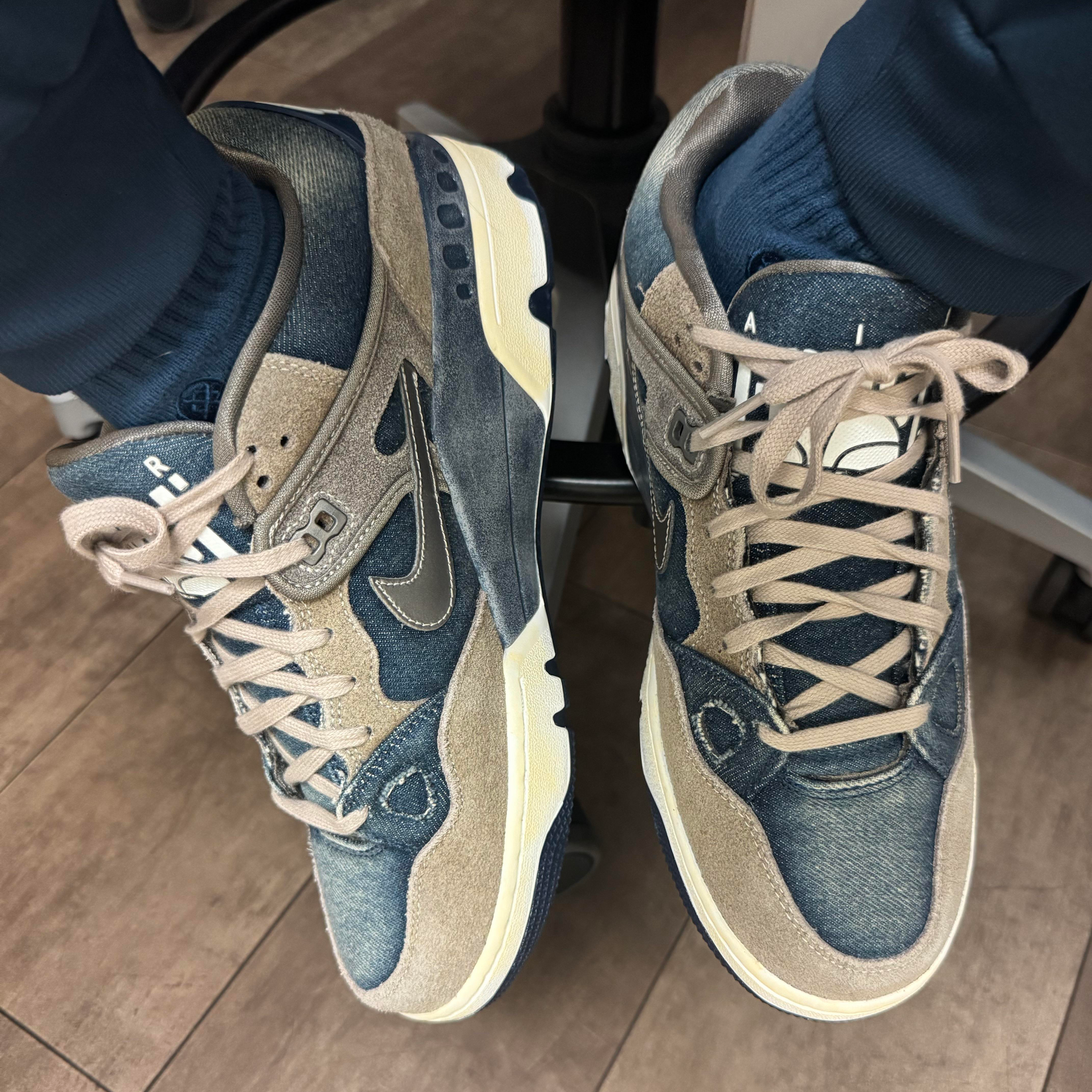 靴 NIKE AIR FORCE 3 LOW SP Levis Nike Air Force 3 Low SP Nigo x Levi's 'Olive Grey' – The Attic