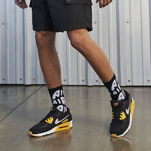 Nike Air Max 90 'Black University Gold White'