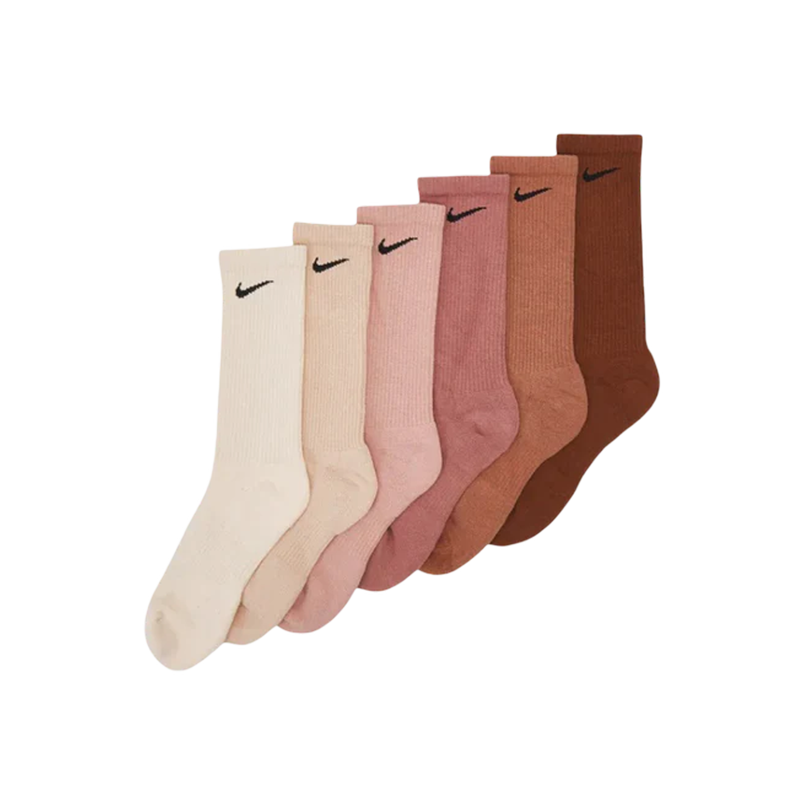 Nike Everyday Cushion Crew Socks Earth - 6 Pack