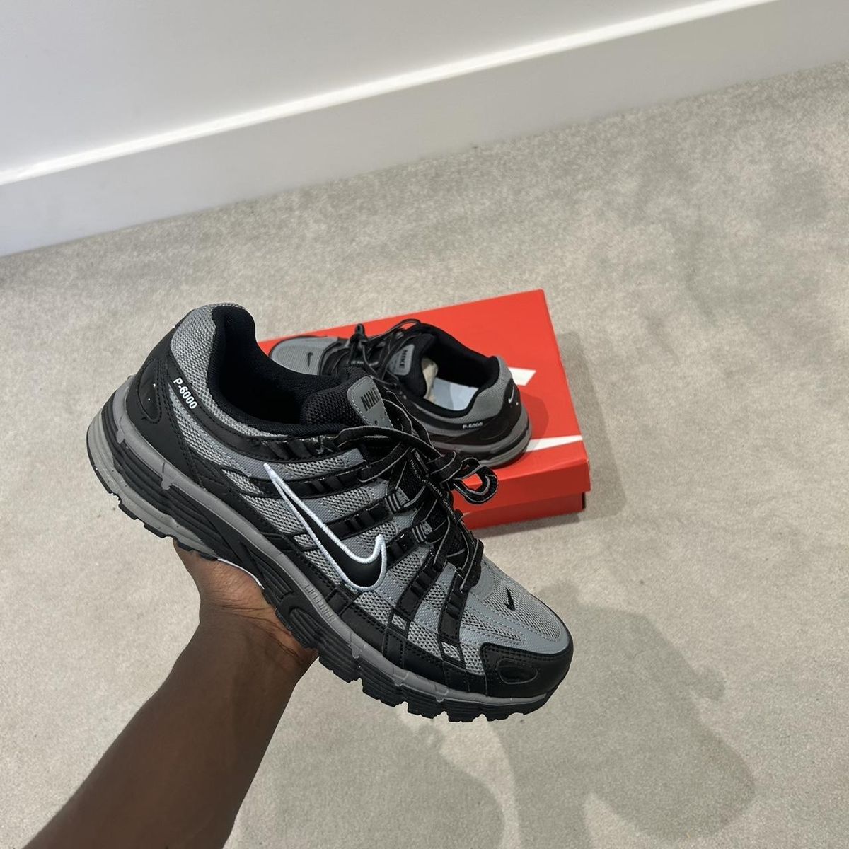 Nike P-6000 'Black Cool Grey Celestine Blue'