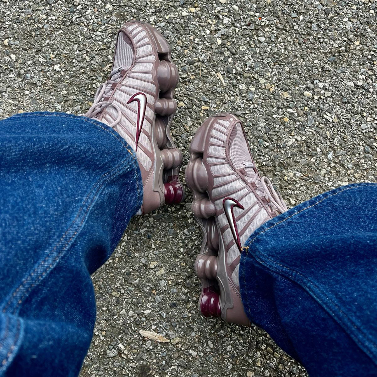 Nike Shox TL 'Pumice Night Maroon' (W)