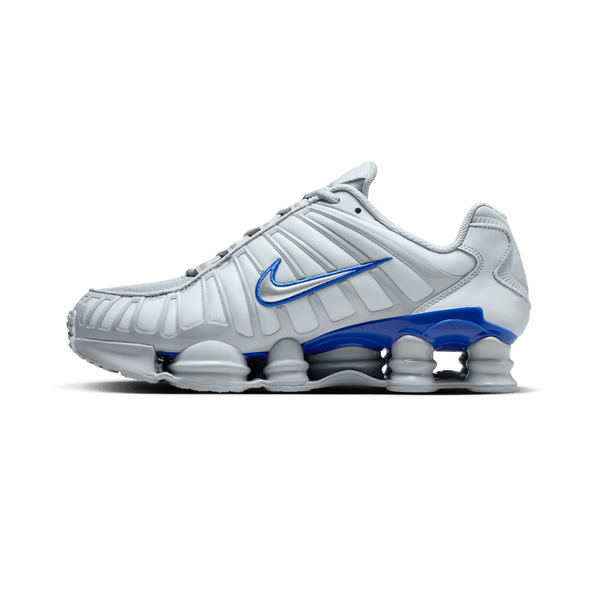 nike shox tl grey and blue