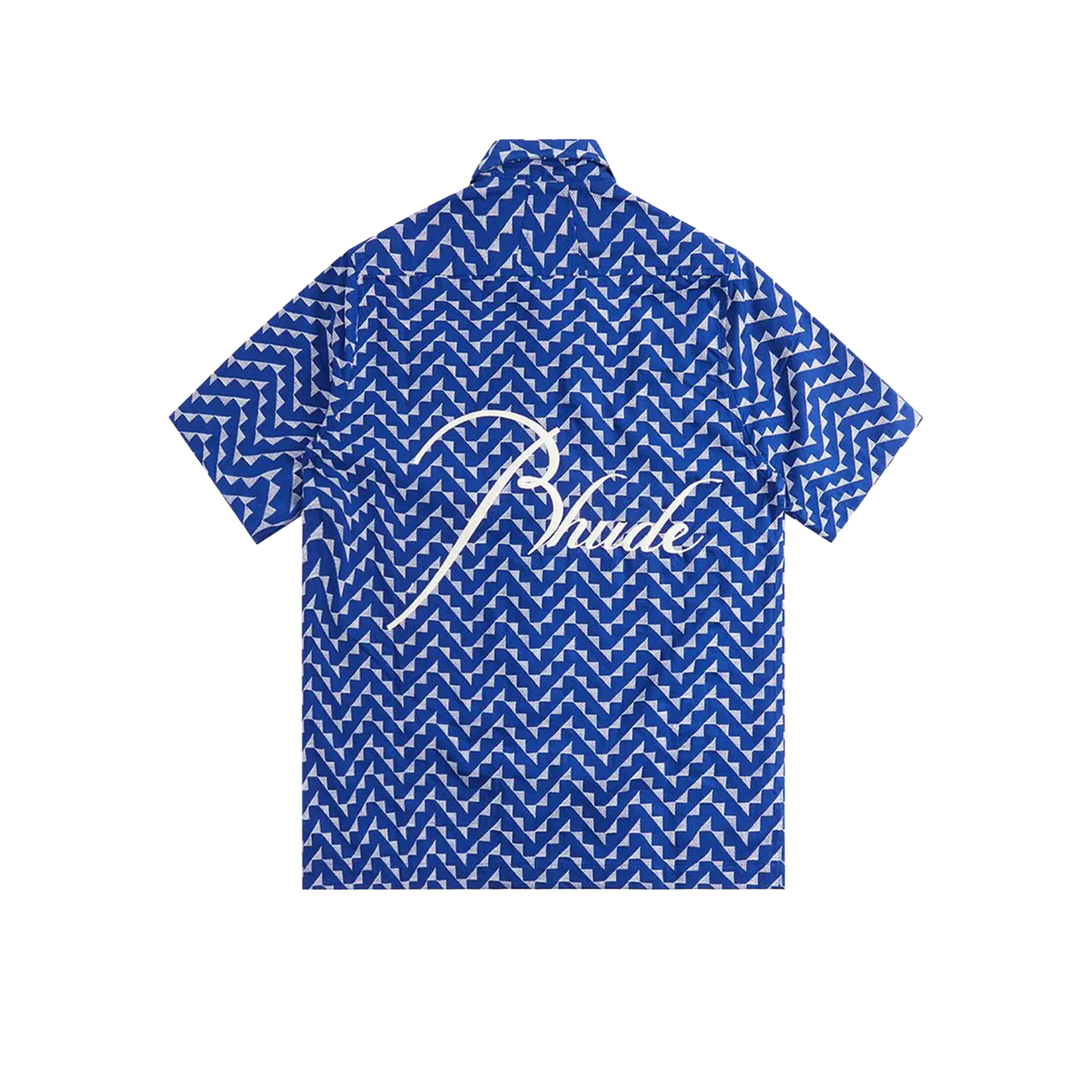Rhude Logo Beach Front Shirt (Marineblauw)