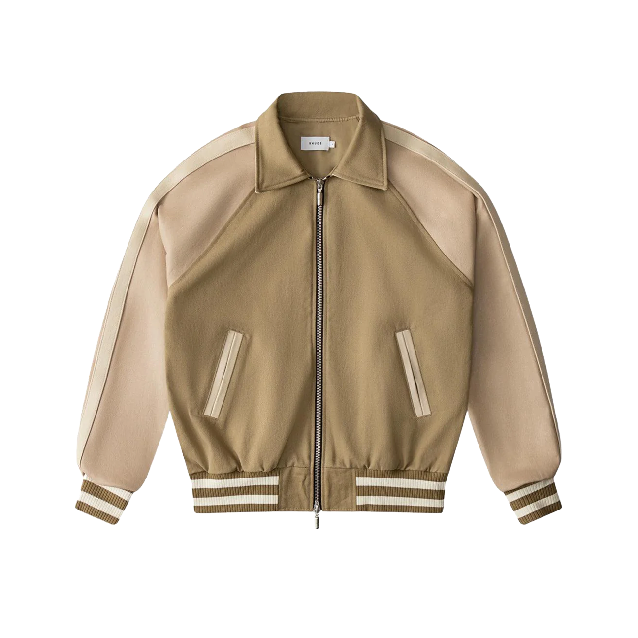 Rhude Twill 'Rhude Boys' Bomberjakke 'Beige/Grøn'