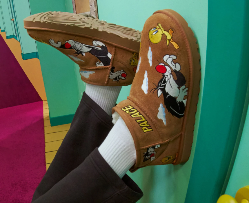 UGG Classic Ultra Mini Boot 'Palace x Looney Tunes Chestnut'