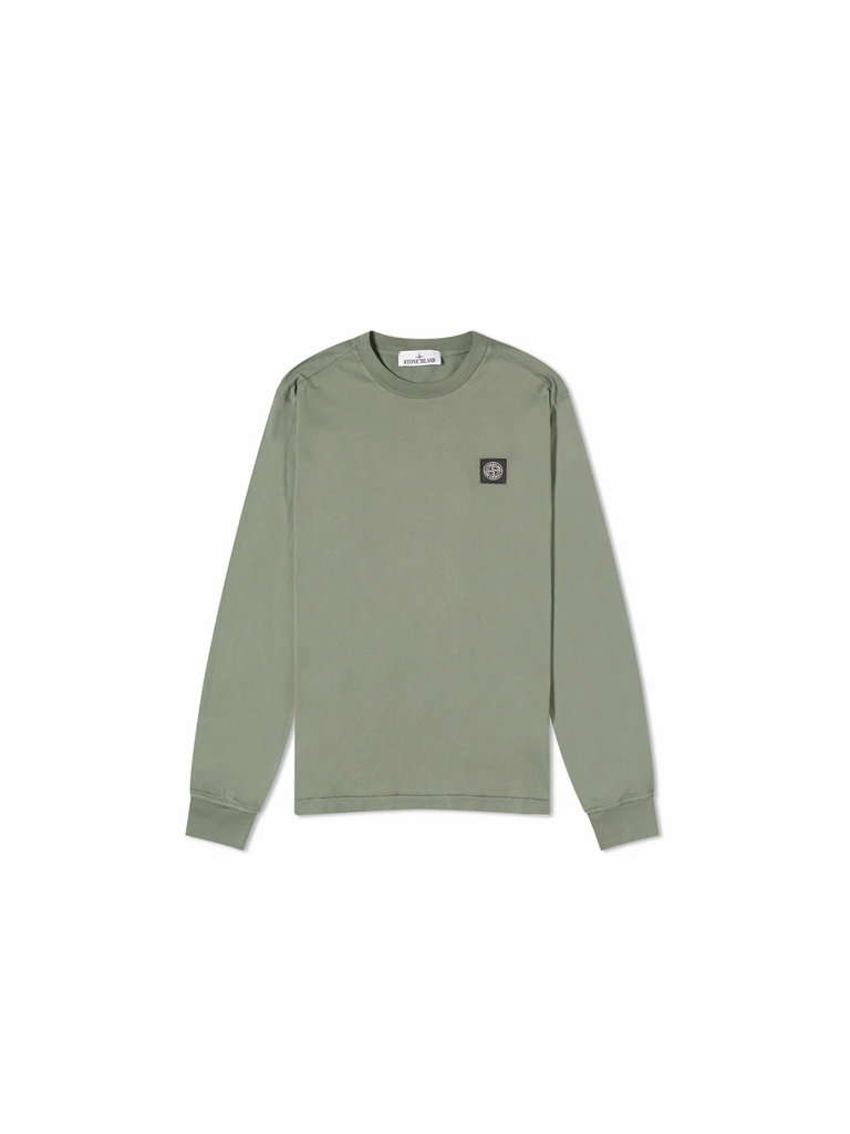 Stone Island Chest Logo Longsleeve 'Musk'-9993680322890-The Attic