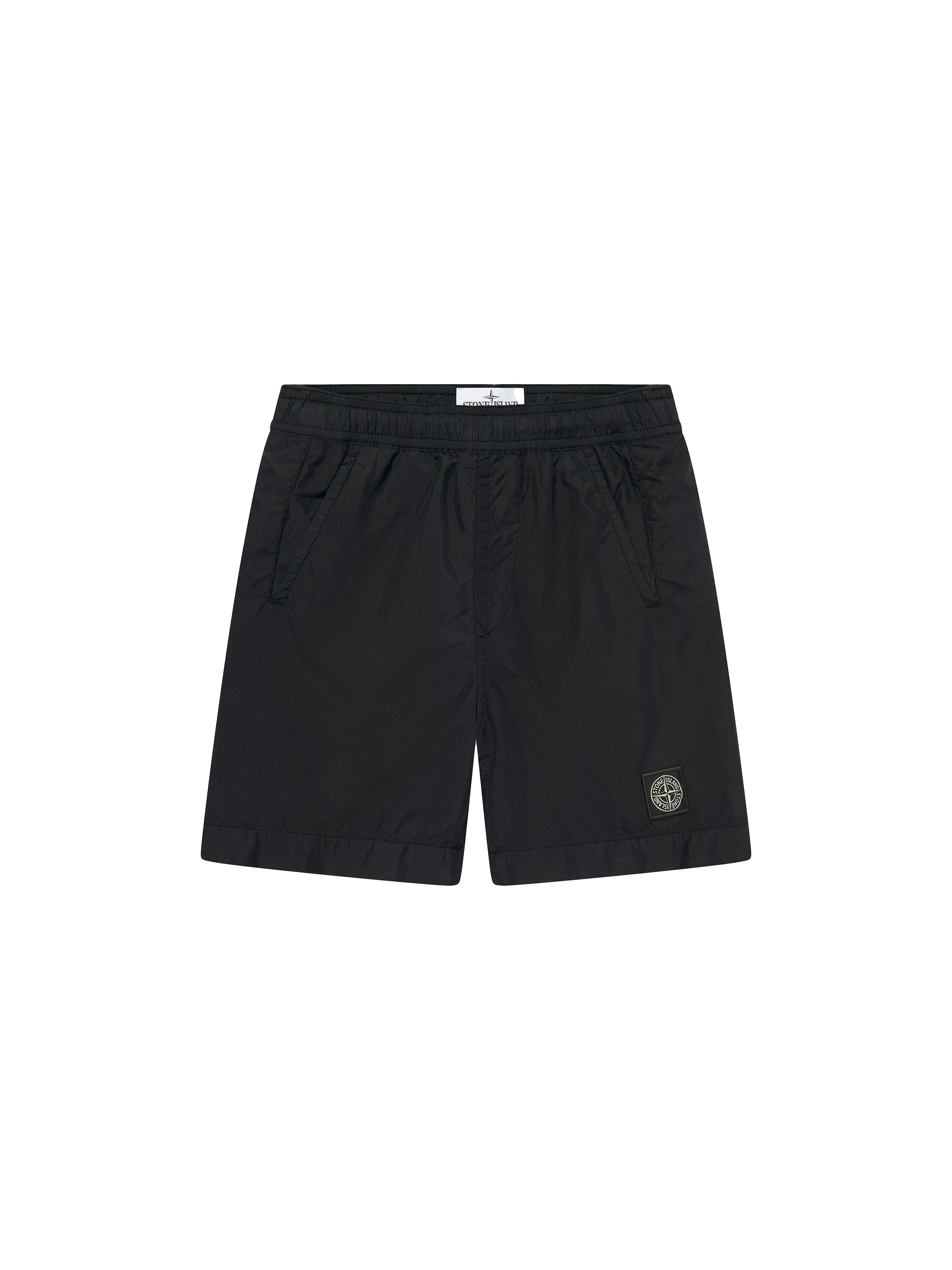 Stone Island Compass Logo Swim Shorts 'Black'-8747825725770-The Attic