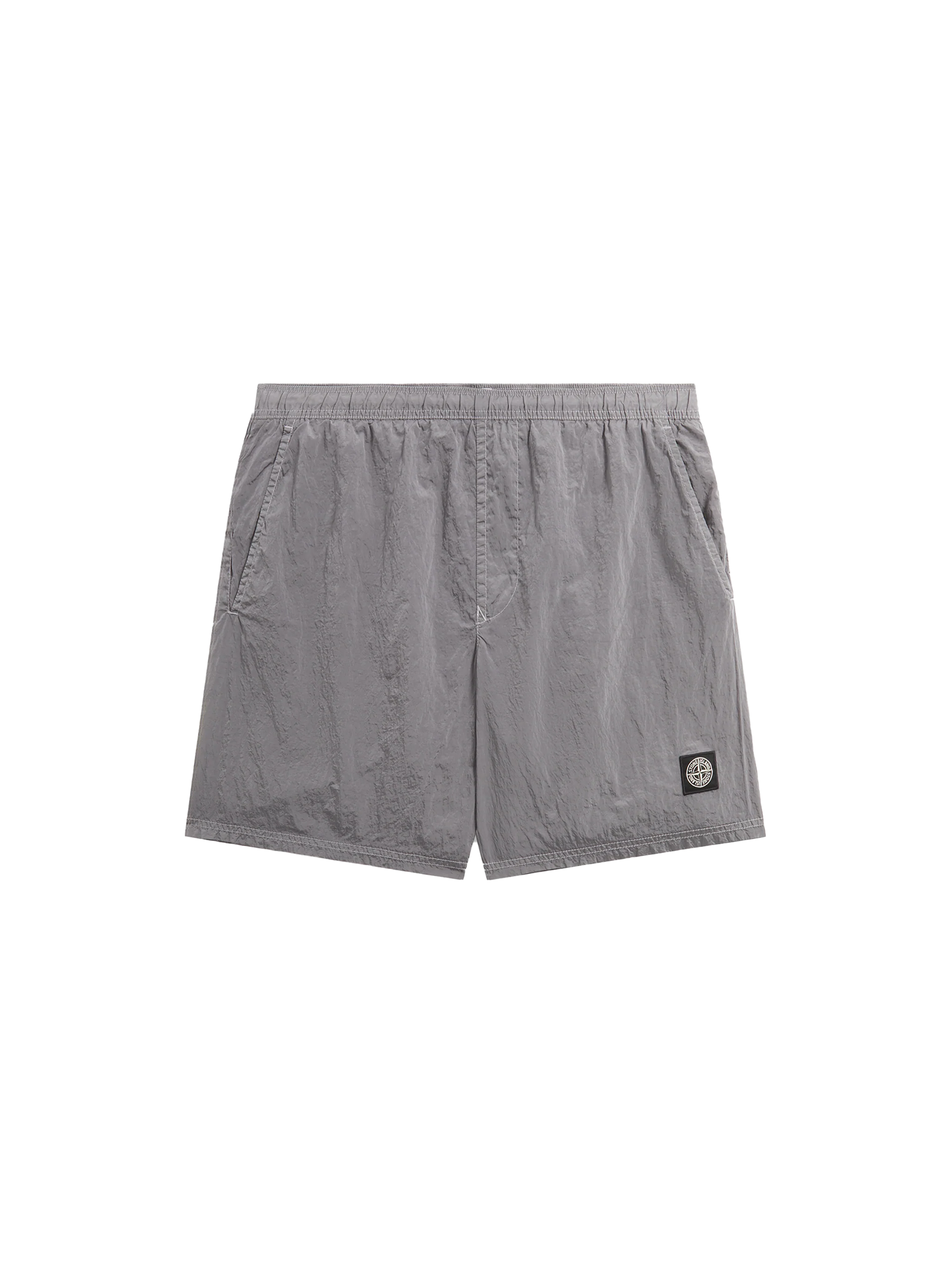Stone Island Compass Logo Swim Shorts 'Dust'-8747857707338-The Attic