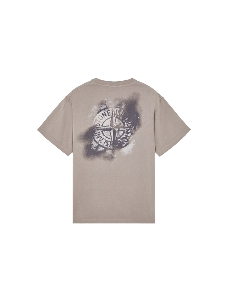 Stone Island Faded Logo T-Shirt 'Dove Grey'-8747729224010-The Attic