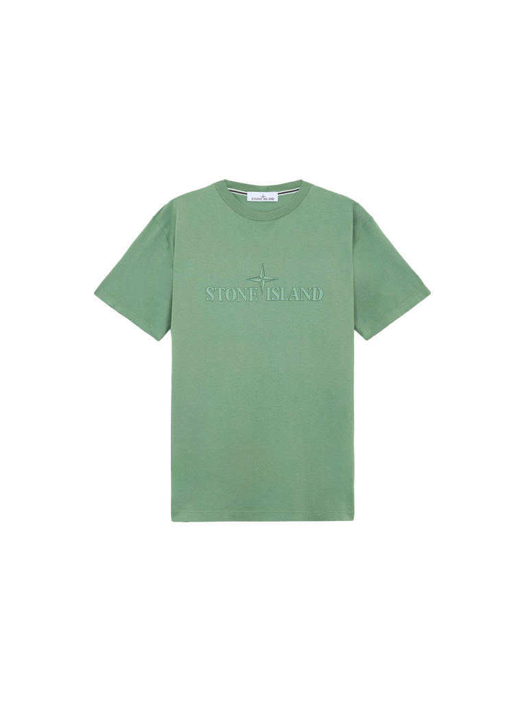Stone Island Institutional Three Print T-shirt 'Sage Green'-9993691070794-The Attic