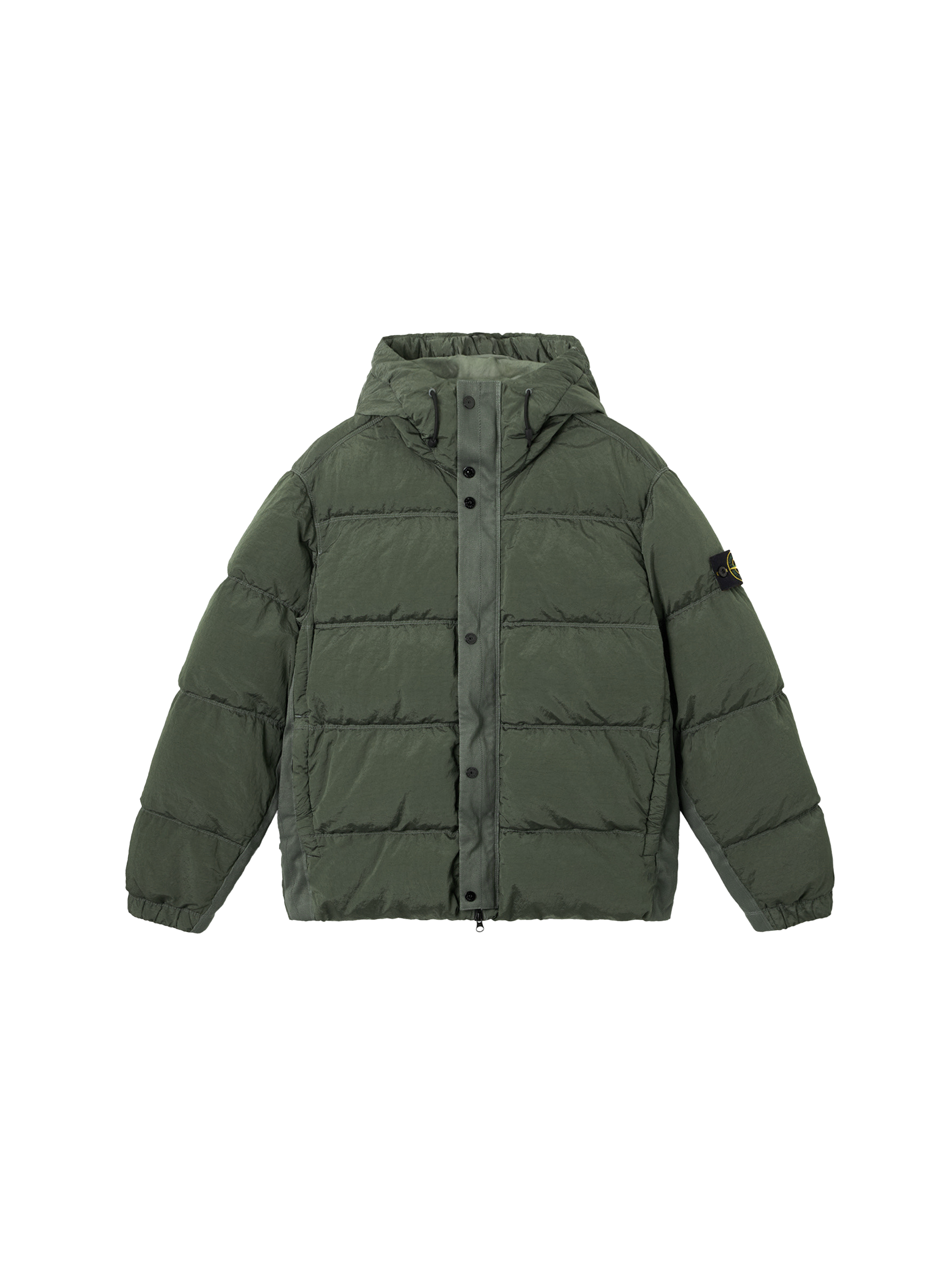 Stone Island Nylon Metal Hooded Down Jacket 'Green' – The Attic