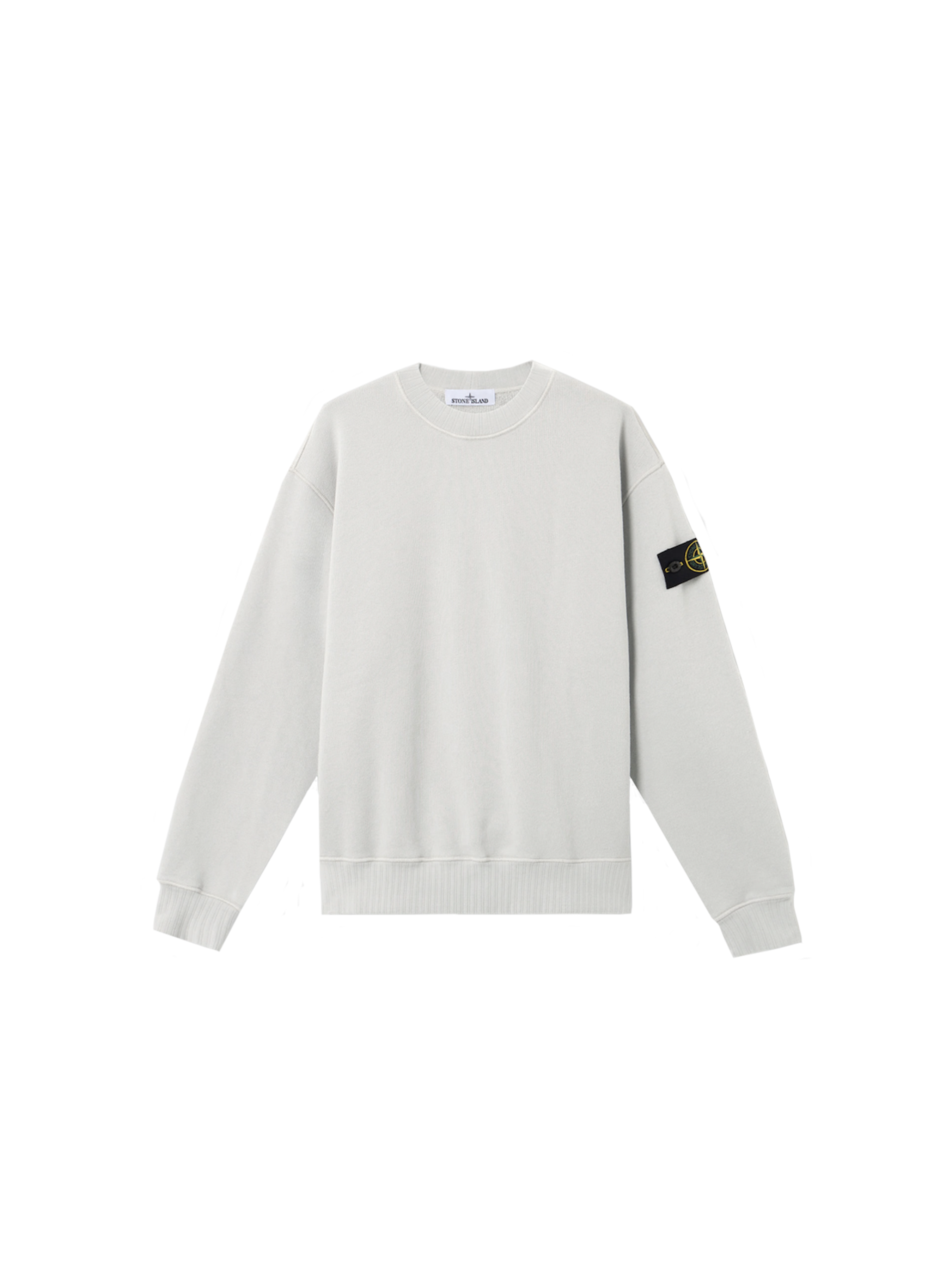 Stone Island Oversized-Fit Crewneck Sweatshirt 'Pearl Grey'