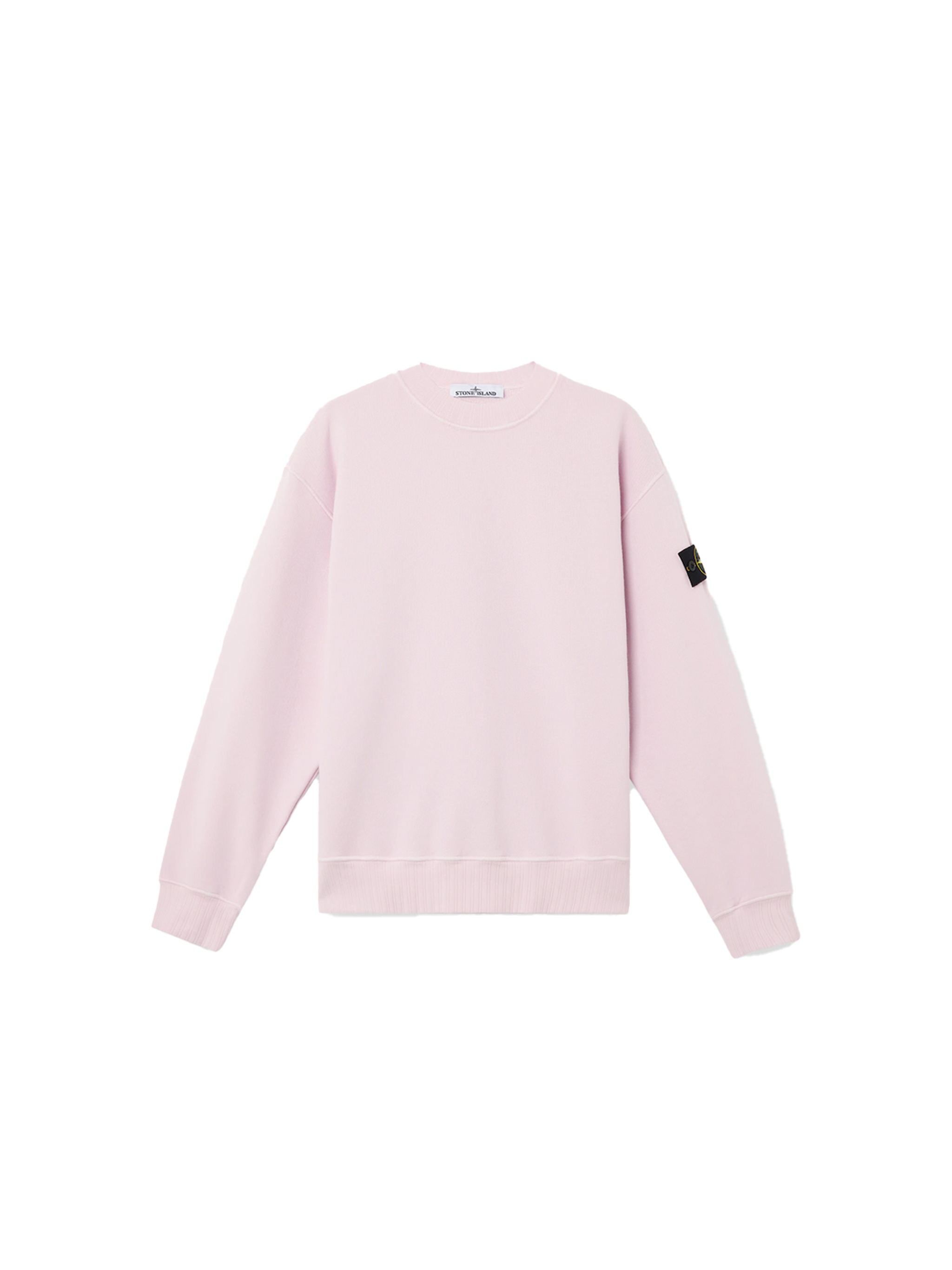 Stone Island Oversized-Fit Heavy Fleece Crewneck Sweatshirt 'Pink