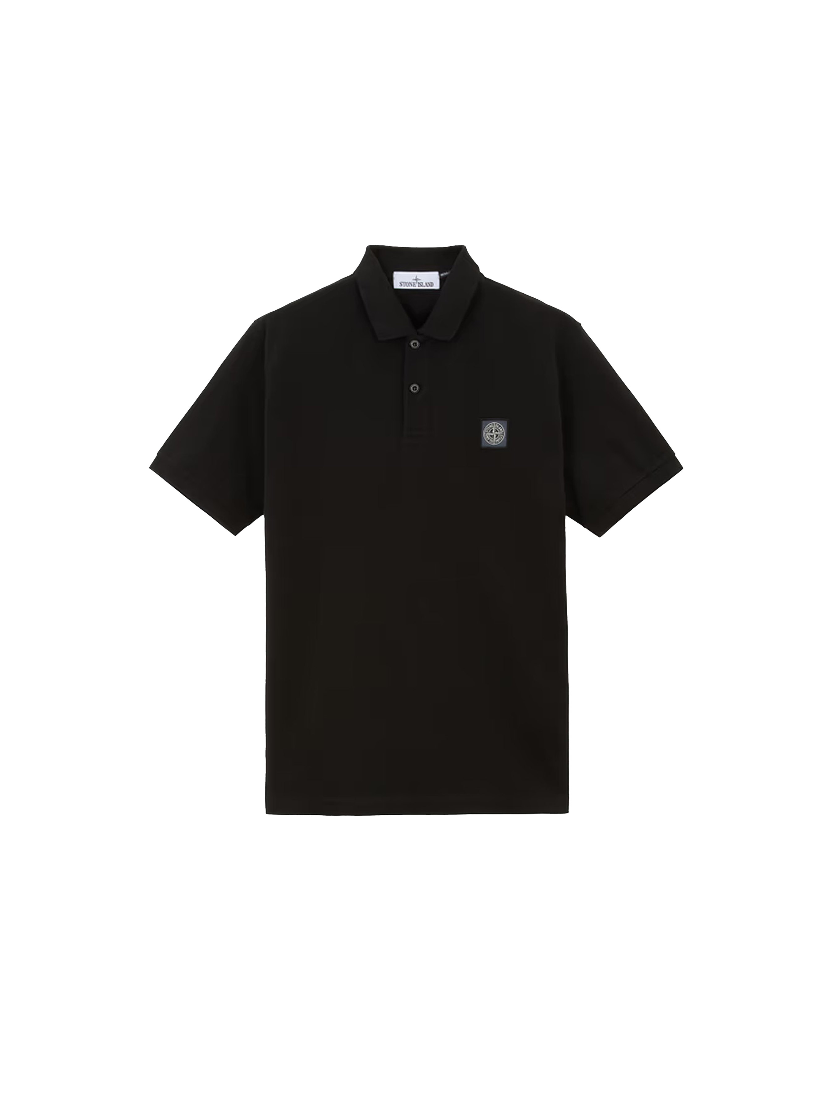 Stone Island Polo 'Black' (Regular Fit)-8747738431818-The Attic