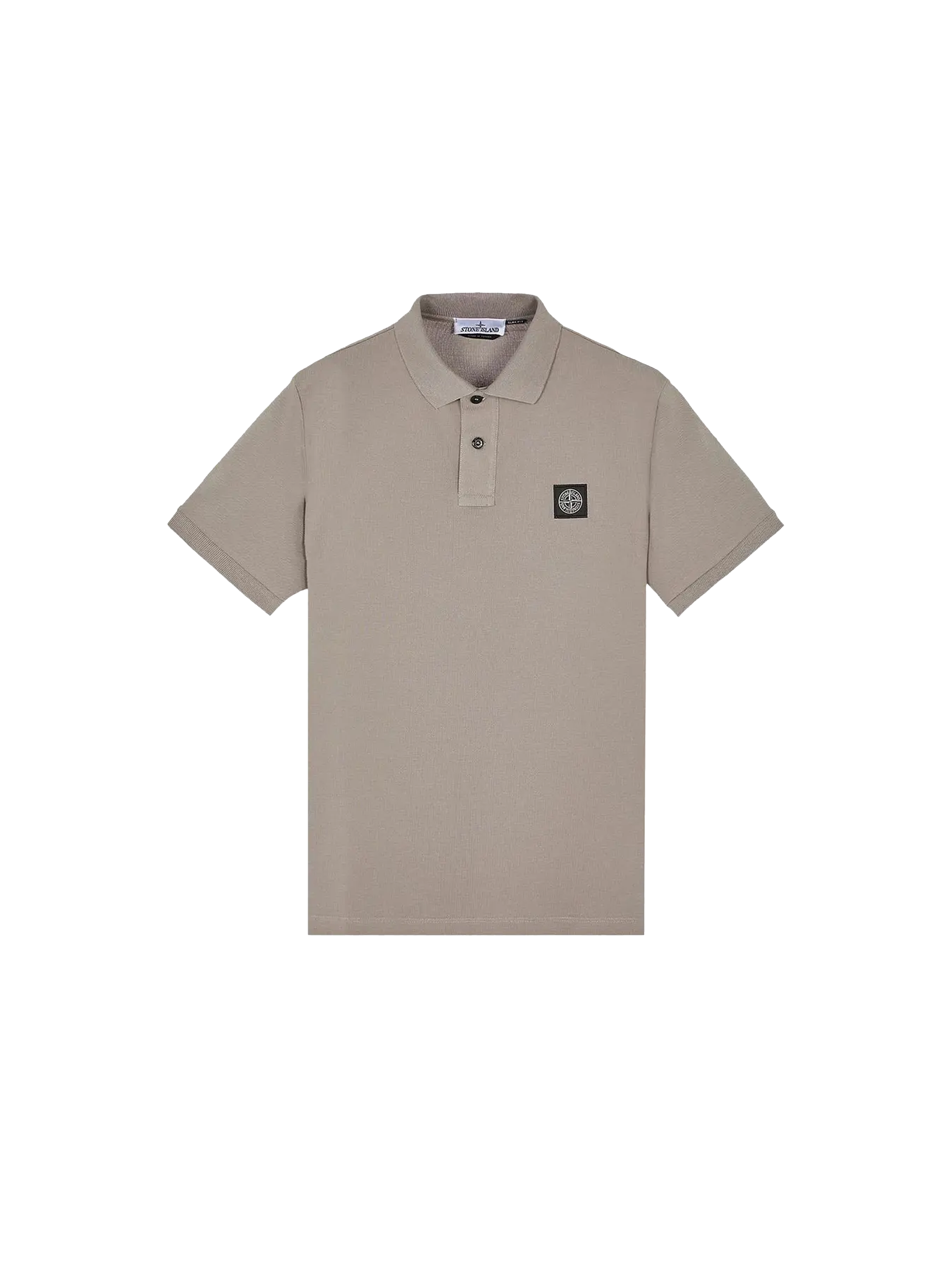 Stone Island Polo 'Dove Grey' (Slim Fit)-8747734827338-The Attic